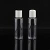 Botellas pequeñas transparentes de plástico de 80 ml con tapa de qiqiu tapa de rosca para envasado de muestras de prueba de productos para el cuidado de la piel