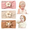 Venta Caliente de Exportación Europea y Americana Set de Diademas para Bebé Diadema de Nylon Suave con Flor para Bebé Niña Diadema Suave para Cabello de Bebé 4117