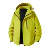 Chaqueta de Montañismo para Exteriores de Alta Calidad, de una Sola Capa, Desmontable, Cortavientos e Impermeable, con Capucha Funcional para Hombres y Mujeres, para Parejas