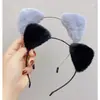 Faixa de Cabelo para Mulheres no Outono e Inverno Lavar o Rosto Orelhas de Gato Fofas Grampo de Pelúcia Popular 2025 Novos Acessórios de Cabelo Faixa de Cabelo Headband
