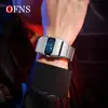 Reloj de Cuarzo Personalizado Ofns, Estilo Mecánico Retro, Reloj de Pulsera Resistente al Agua Millennium 50m, Reloj Estudiante Luminoso Casual Unisex