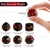 Conjunto de Dados para Jogo de Tabuleiro Dungeons and Dragons 7 Peças Multifacetados Padrão Dnd Rpg Dados Multifacetados Diamante