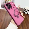 Capa de Celular com Borda Antiderrapante Skin-Feel para Apple 17Promax com Suporte Metálico Magnético para iPhone16 Capa Protetora 15