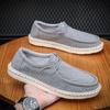 Zapatos de Tela Old Beijing para Hombre Transpirables Slip-On Exportación Zapatos de Hombre 2023 Primavera y Verano Nuevos Zapatos Casuales de Lona Retro