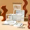 Caja colgante de película de PE de color de moda, película transparente, a prueba de polvo, para exhibir y empaquetar monedas, joyas y otros coleccionables