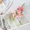 Magnolia de Cinco Flores Altamente Simulada Jarrón para Sala de Estar Dormitorio Flores Decorativas Accesorios para Fotografía Arreglo Floral Artificial Paisajismo