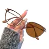 Sin maquillaje, gafas de mujer de alta gama, delgadas, que cambian de color, montura de gafas retro ojo de gato con filtro de luz azul plano, se pueden combinar con montura para gafas de graduación