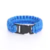 Pulsera Paracord Multicolor Pulsera Paracord de Siete Núcleos Trenzada Supervivencia de Emergencia al Aire Libre Pulsera de Cuerda Trenzada
