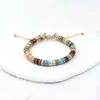 Pulsera apilable multicolor de estilo europeo y americano de 7 mm para otoño e invierno con un toque de tela de terciopelo dorado, estilo redondo grueso, producto terminado