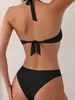 Bikini Nuevo 2026 Transfronterizo Europeo y Americano Aliexpress Top Tubo de Tirantes Dos Formas Sexy Bikini Traje de Baño Dividido para Mujeres