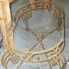 Suministros del Fabricante Mesa de Comedor de Hierro Francesa, Mesa Artesanal de Hierro Forjado para Villa, Mesa Antigua de Hierro Forjado