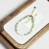 Ábaco Cuentas Piedra Natural Perla de Agua Dulce Pulsera Diseño de Nicho Pulsera de Alta Gama Simple Versátil Pulsera de Cristal para Mujer