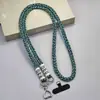 Cuerda Trenzada Colorida Gruesa con Bloques de Color y Hebilla en Forma de Corazón para Colgar Fundas de Teléfono, Adecuada para Hombres y Mujeres, Duradera y Cómoda