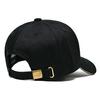 Gorra de béisbol rígida de otoño e invierno para hombre y mujer, con lengüeta de pato, de algodón, con bordado de hilo dorado y letra H, parasol, directa de fábrica