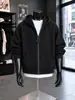 Sudadera con Capucha y Cremallera Grande Colorblock para Hombre y Mujer Diseño Otoñal Corte Ajustado Favorecedora Cremallera de Diente Gigante de Colores Chaqueta