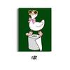 Pintura Decorativa Divertida de Pato Desenho Animado Amazon Sala de Estar Quarto Nicho Arte com Humor Tela de Parede Pintura Pendurada