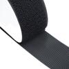 Velcro redondo cuadrado con respaldo adhesivo, resistente a altas temperaturas, de doble cara, de nailon fuerte con superficie de gancho, superficie de lana, velcro sin costuras en stock