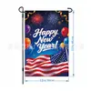 Telón de Fondo Nuevo Año 2027 Transfronterizo Tela Europea y Americana Fiesta de Nochevieja Tema Tela Colgante Celebración Festiva Feliz Año Nuevo