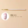 Set de pinceles para uñas set completo de pincel de línea corta para tirar pincel de dibujo de color pincel de abanico para degradados pincel de barrido de encaje pincel para terapia de luz