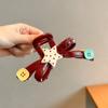 Pinza de Tiburón con Lazo Consciente del Diseño para Nicho, Sensación de Alta Gama, Pinza de Garra para Cola de Caballo Alta para la Parte Posterior de la Cabeza, Pinza para el Cabello Linda y Elegante