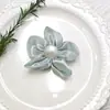 Malha Pérola Coreana Flor de Cinco Pétalas Bordada à Mão Flor de Pérola Acessórios DIY Acessórios para Headwear Bolsas Sapatos Meias Acessórios de Vestuário