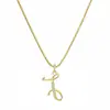 Nuevo Cadena de Serpiente de Aleación Creativa Simple con Incrustaciones de Diamante Cadena para Clavícula Dorada para Mujer