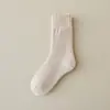 Calcetines Gruesos Cálidos de Invierno para Hombre hasta la Pantorrilla con Forro Polar, Calcetines Antifrío para Dormir, Calcetines Ligeros y Cálidos Posparto