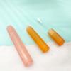 Yueshunxing Fabricante Personaliza Tubo de Cepillo Transparente Hexagonal Semitransparente con Pintura de Caucho Tubo de Brillo Labial Tubo de Glaseado Labial Materiales de Embalaje