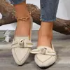 Nueva colección de primavera y otoño: Zapatos casuales para mujer de talla grande, sin cordones, punta fina, suela plana, estilo 2026, disponibles para venta transfronteriza en tallas más grandes