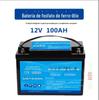 12V100Ah bateria de fosfato de ferro de lítio RV armazenamento de energia solar fotovoltaica 7Ah50Ah80Ah200Ah