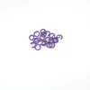 Llavero de Anillo de Hierro Pintado de Colores Anillo Abierto Joyería Pulsera diy Anillo de Conexión Material Hecho a Mano Accesorios de Joyería