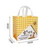 Bolsa para llevar no tejida, bolsa para ropa con logo, bolsa de compras tridimensional plegable, bolsa de película, impresión a color, bolsa no tejida