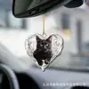 Amazon 2022 nuevo colgante para coche de gato negro creativo colgante para espejo retrovisor de coche de gatito colgante decorativo