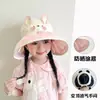 Sombrero de Protección Solar para Niñas, Sombrero de Sol de Verano de Ala Ancha con Parte Superior Abierta, Sombrero de Sol con Protección UV para Niñas y Bebés