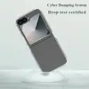 Adecuado para la funda del teléfono Samsung Z Flip 6/Flip 7FE, transparente, delgada y agradable al tacto LeReach