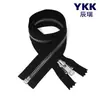 Zíper Ykk Zíper de Metal Não. 5 Puxadores Quadrados Abertos Simples de Cobre Branco Vários Estilos para Golas de Roupas Jaquetas Casacos de Penas Zíperes