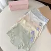 Calcinhas Seamless de Quatro Cantos para Mulheres Gelo Seda Seamless Estendida 10A Forro Antibacteriano Respirável Leve Calcinhas Triângulo 5 Peças Caixa de Presente