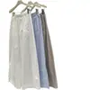 Pantalones Casuales de Pierna Ancha con Cintura Elástica y Cordón para Mujer, de Primavera, de Cintura Alta, Adelgazantes, Corte Relajado, Ajustables, Jogger, de Algodón, Largos