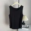 Camiseta sin mangas de modal tipo camisola para mujer, fina de verano, corte holgado, adelgazante, casual, con caída, top tipo tank deportivo para usar sobre otras prendas