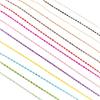 Corrente de Contas Onduladas de Cobre Colorido Feito à Mão DIY Borla Grampo de Cabelo Corrente Acessórios de Joalheria Antiga Moda Manicure Corrente Pequena