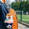 Juguete Aplastable de Shiba Inu de Acrílico Barrigón Lindo Creativo Llavero para Alivio del Estrés Colgante para Mochila Regalo