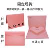 Cartão de felicitações de aniversário estereoscópico Advanced Sense personalizado para casal Tanabata, compromisso manuscrito para o Dia dos Namorados, envelope 520