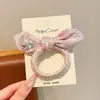 Ligas para el pelo lindas y duraderas para niñas pequeñas, scrunchies dulces con volantes para niños, alta elasticidad que no daña el cabello
