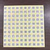 Pegatinas Digitales con Números Consecutivos, Papel Adhesivo Redondo Pequeño, Números 1-1000, Pegatinas de Número de Código, Pegatinas de Números