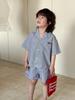 Atuendos de Hermano y Hermana Conjunto de Camisas de Verano para Niños Ropa Nueva de Verano 2026 para Niños Niñas Bebés