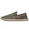 Espadrilles Casuais de Calçar para Homens 2022 Venda Direta da Fábrica Sapatos de Pescador Respiráveis Tênis de Lona Masculino Verde