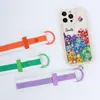 Huayang moda DIY corda trançada para celular chaveiro de carro pingente cordão chaveiro de bolsa fita cordão para celular