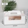 Caja para empacar cupcakes 1/2/4/6 Maffen Cup nieve Mei Niang tarta de huevo plato tarta West Point caja de embalaje portátil