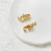 Cobre Banhado a Ouro Cor Duradoura Série Dragão Dourado Pingente de Pérola Pulseira Colar DIY Feito à Mão Pingente de Contas Acessórios
