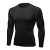 Esportes meias-calças masculinas alta elasticidade fitness secagem rápida respirável corrida treino basquete fundo manga comprida roupas de compressão